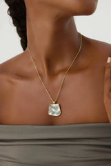 Ancient Symbol Pendant Necklace – 18K Gold-Plated Sterling Silver