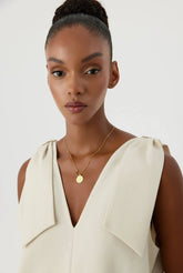 Zodiac Astrology Necklace with Birthstone, 18k Gold-Plated Personalized Celestial Jewelry