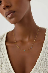 Dainty Multi-Birthstone Custom Family Necklace