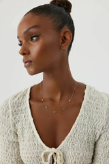 Dainty Multi-Birthstone Custom Family Necklace