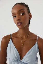 Fish Necklace, 18K Gold-Plated 3D Moving Fishbone Necklace