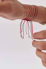 Custom Woven Letter Bracelet