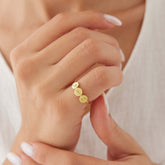 Personalized Love Initial Ring • Triple