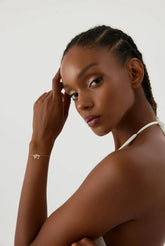 Eye of Horus Bracelet, 18K Gold-Plated Sterling Silver