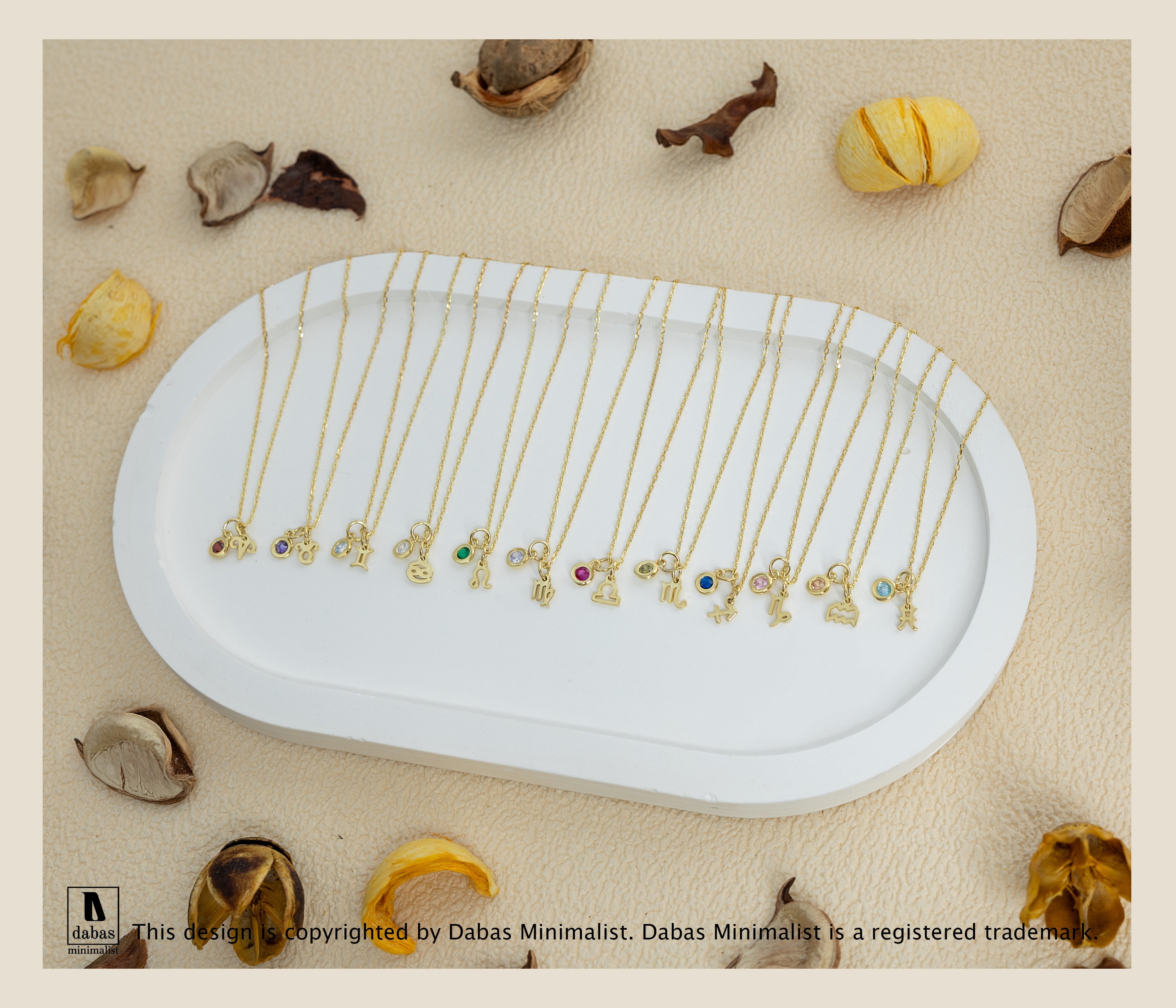 Discover Personalized Elegance with Our Birthstone Zodiac Sign Necklace