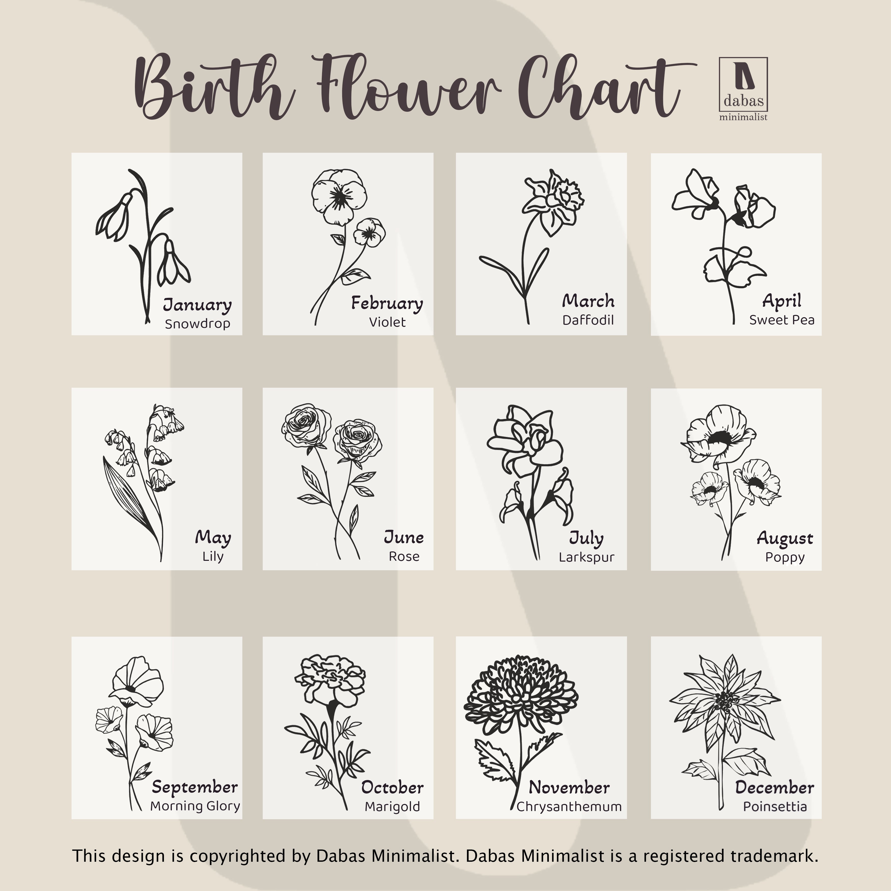 Tiny Drop Shape Birth Flower Necklace with Tiny Birthstone Pendant • Personalized 925K Sterling Silver Necklace for Women