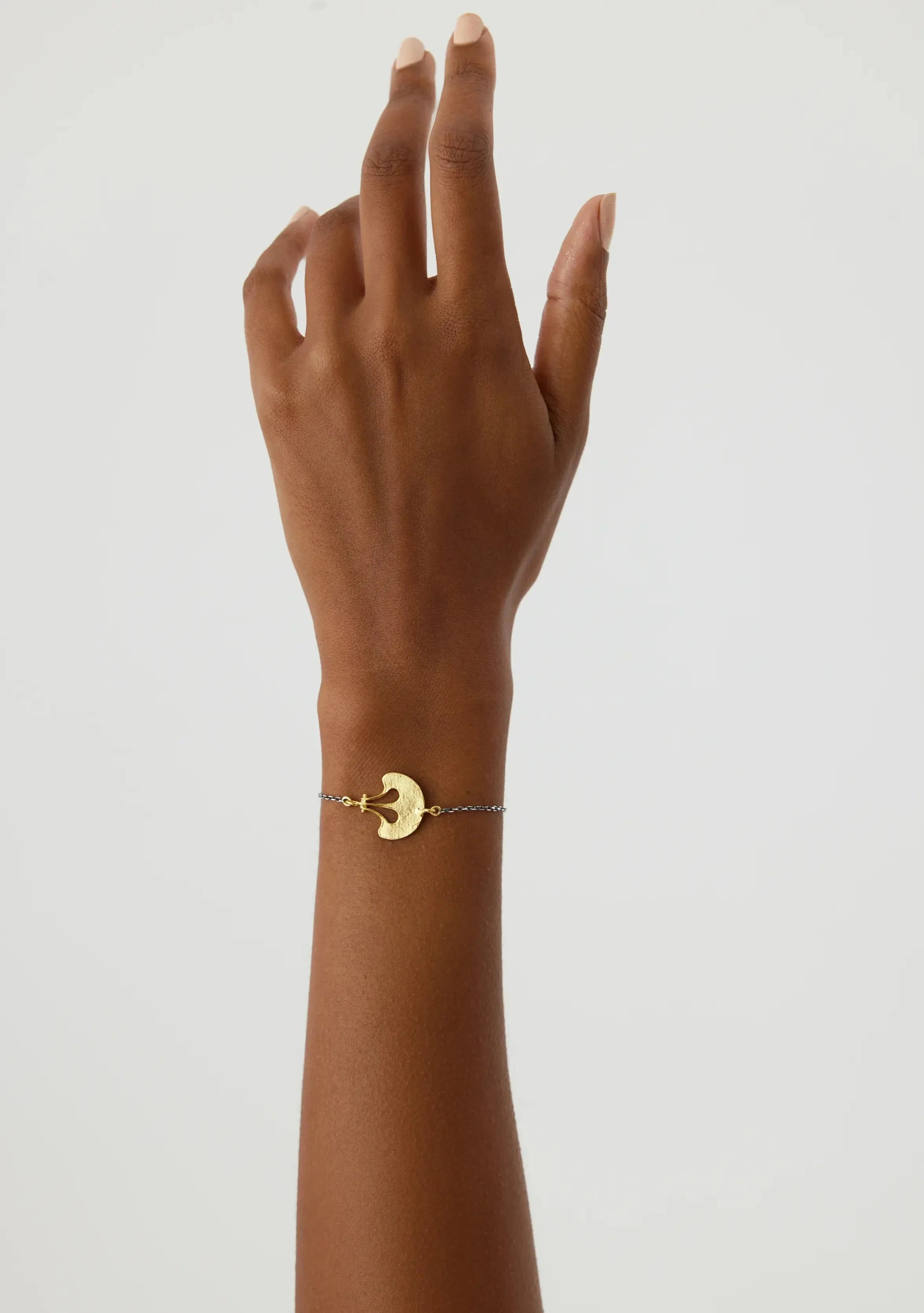 Ginkgo Leaf Bracelet, 18K Gold-Plated Sterling Silver