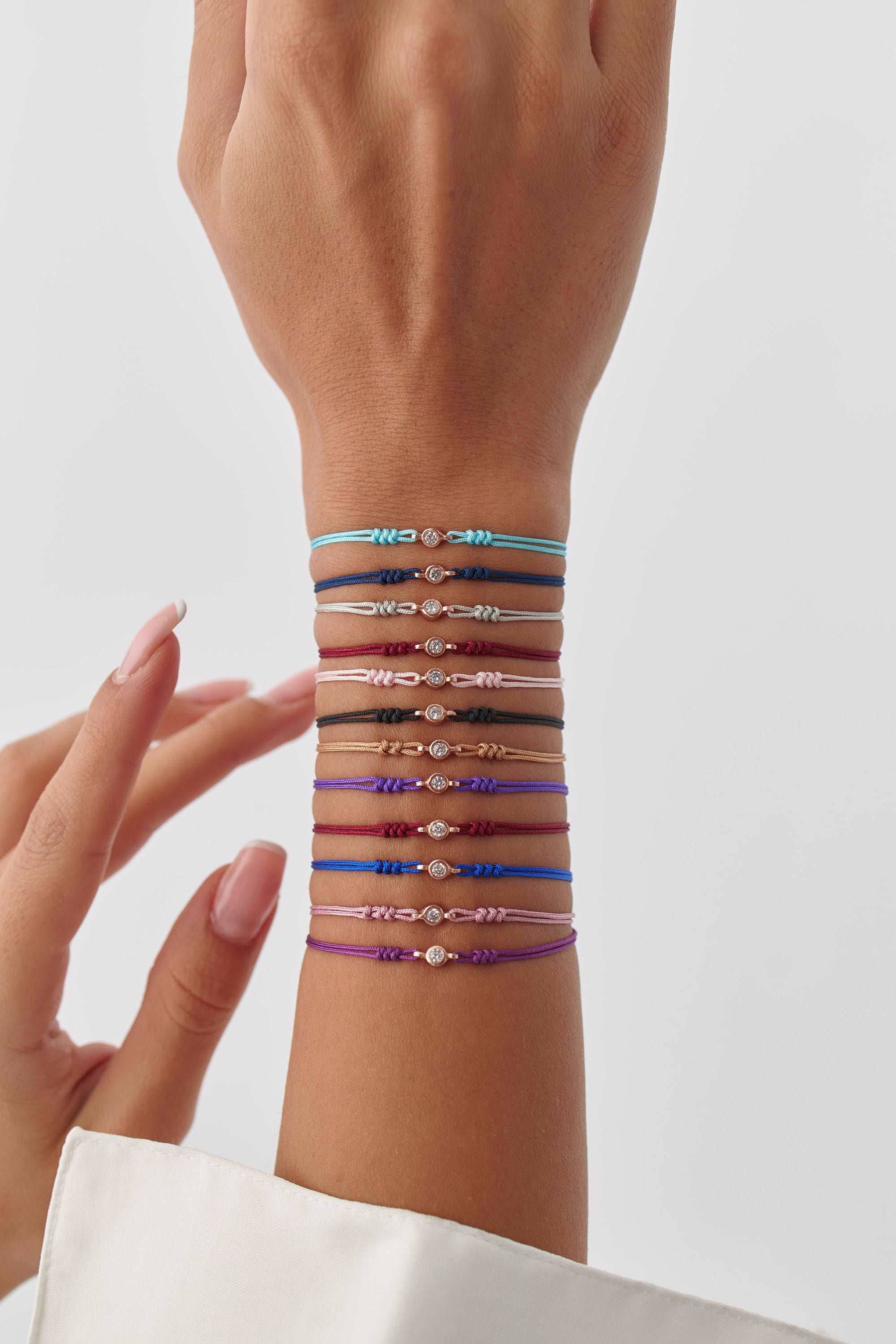 Custom Woven Braided Birth-Month Color Bracelet