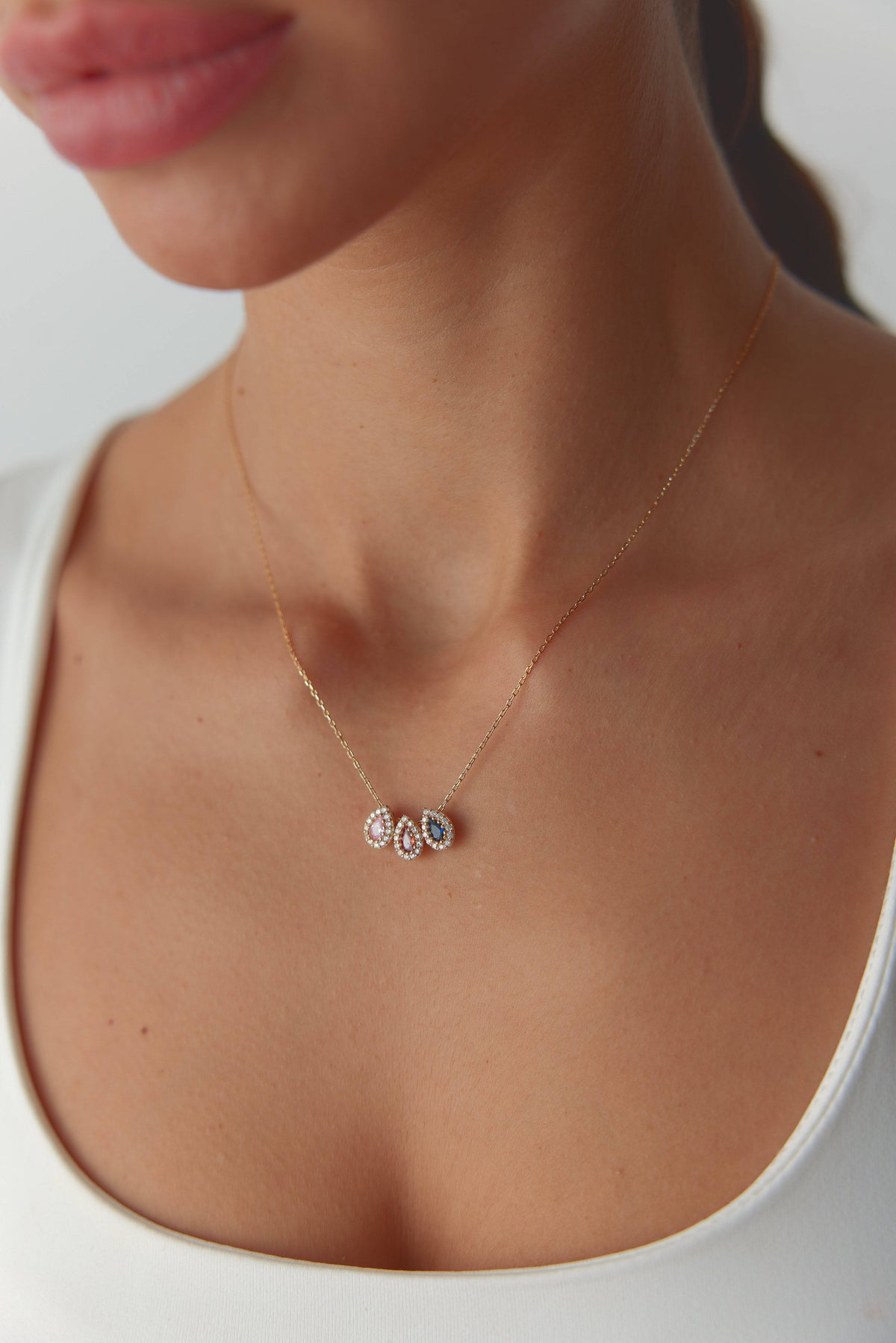 Birthstone Family Necklace