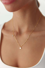 Dainty Elephant Figure Necklace