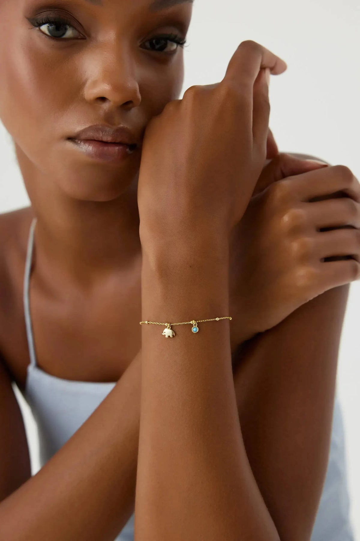 Dainty Elephant Figure Bracelet