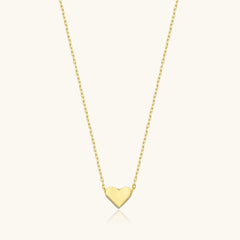 Heart Necklace – 18K Gold-Plated Sterling Silver Pendant Necklace