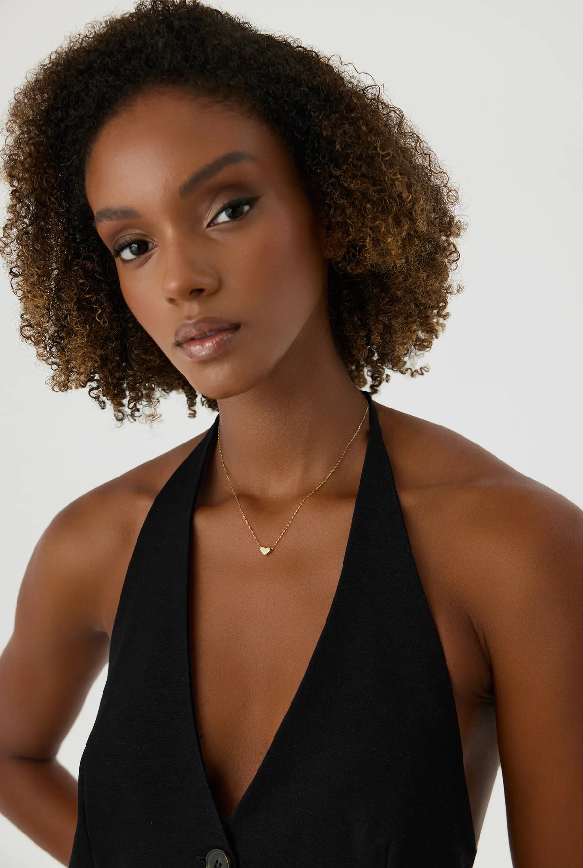 Heart Necklace – 18K Gold-Plated Sterling Silver Pendant Necklace