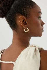 Classic Gold Hoop Earrings – 18K Gold-Plated Earrings