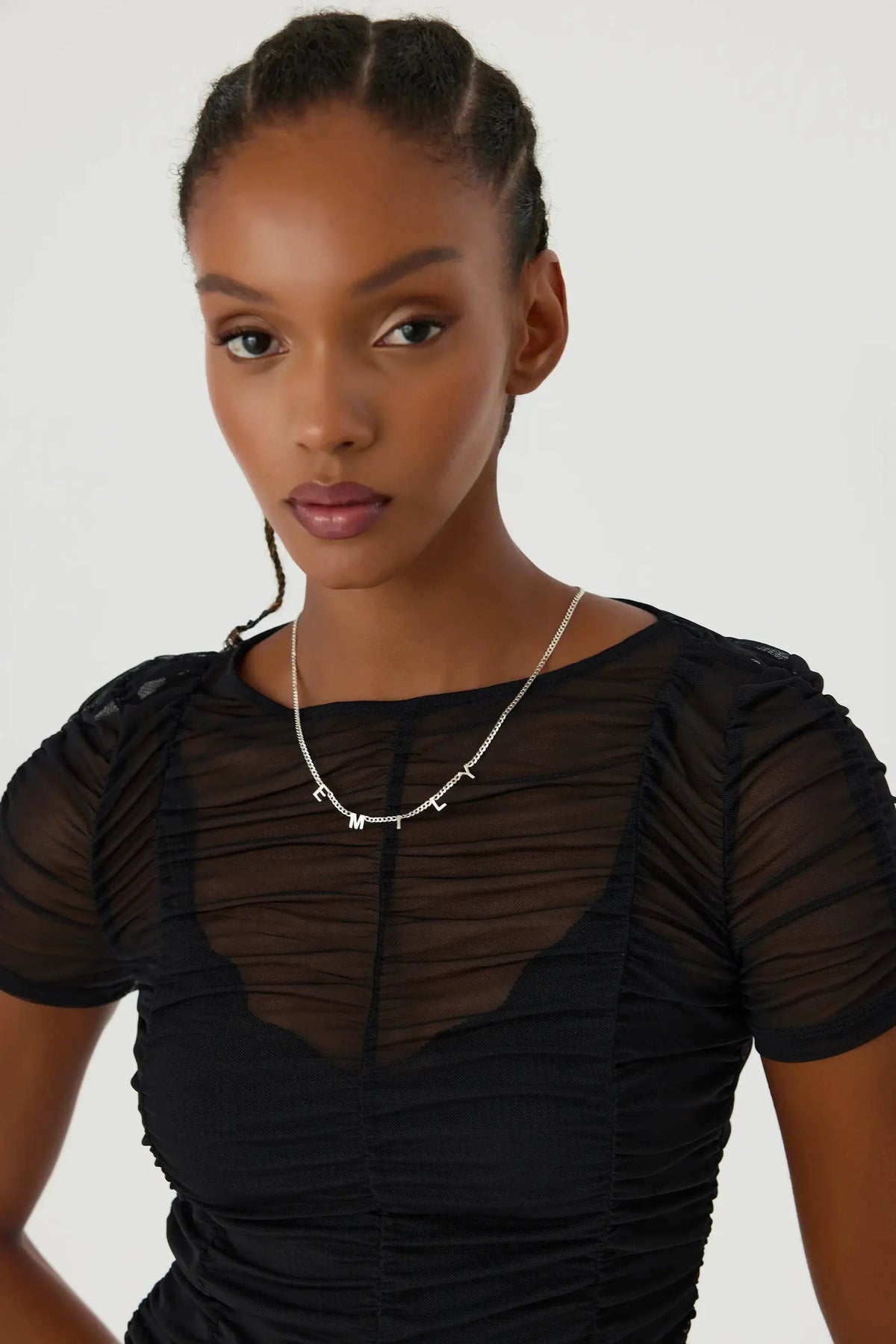 Custom Name Initial Necklace, 18K Gold-Plated Sterling Silver