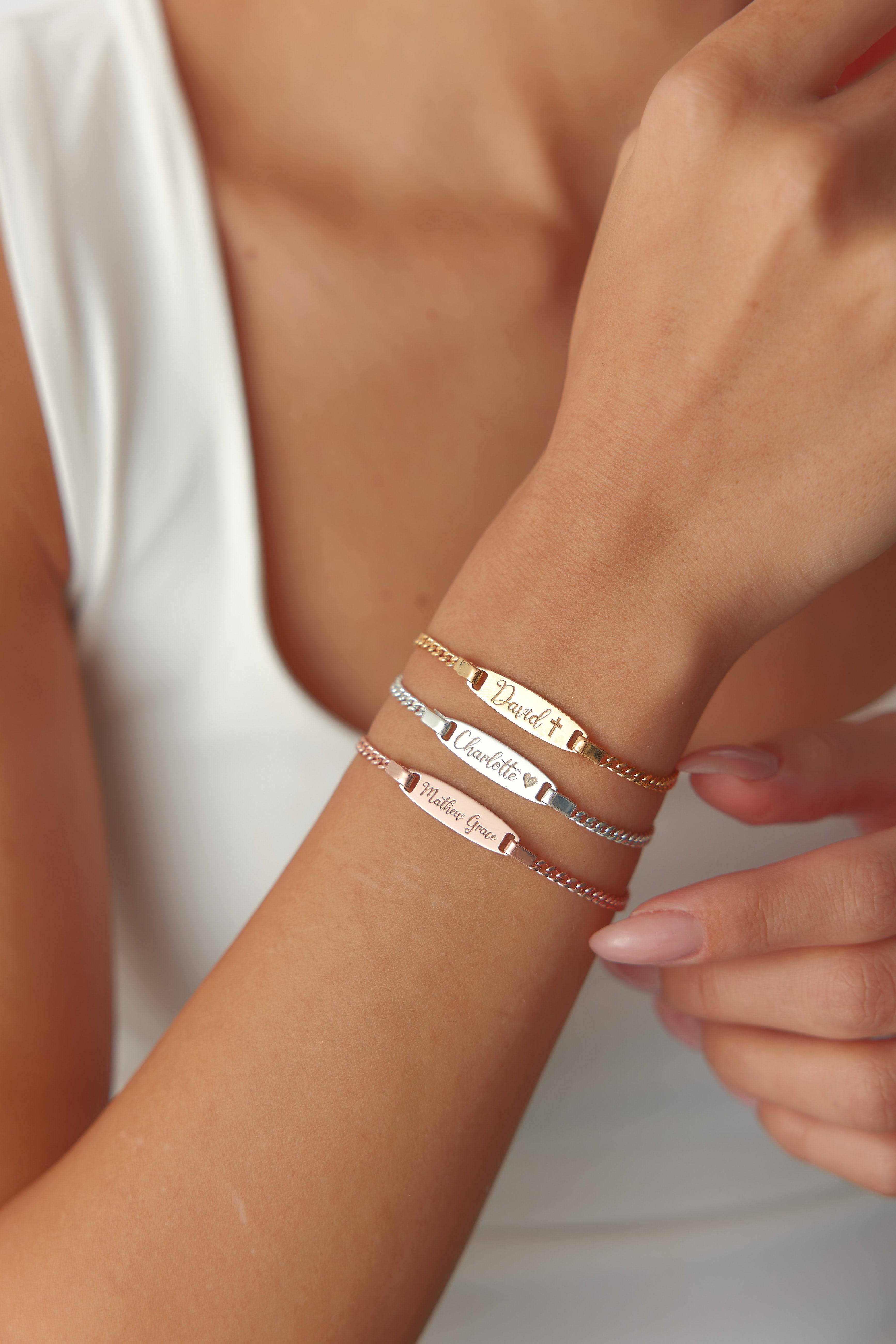 Name ID Bracelet for Kids,Baby