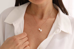Tiny Freshwater Natural Pearl Bridesmaid Necklace