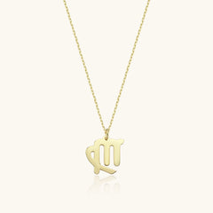 Zodiac Necklace – 18K Gold-Plated Sterling Silver