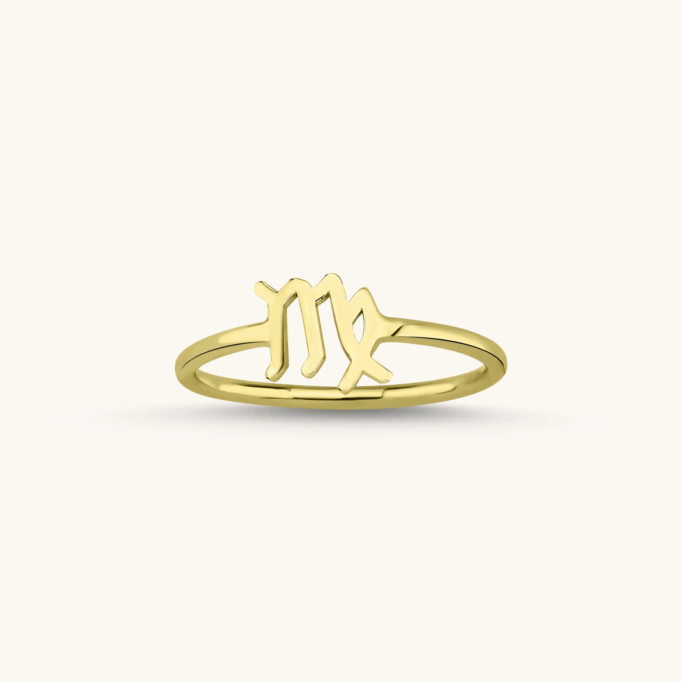 Tiny Zodiac Ring – 18K Gold-Plated Sterling Silver
