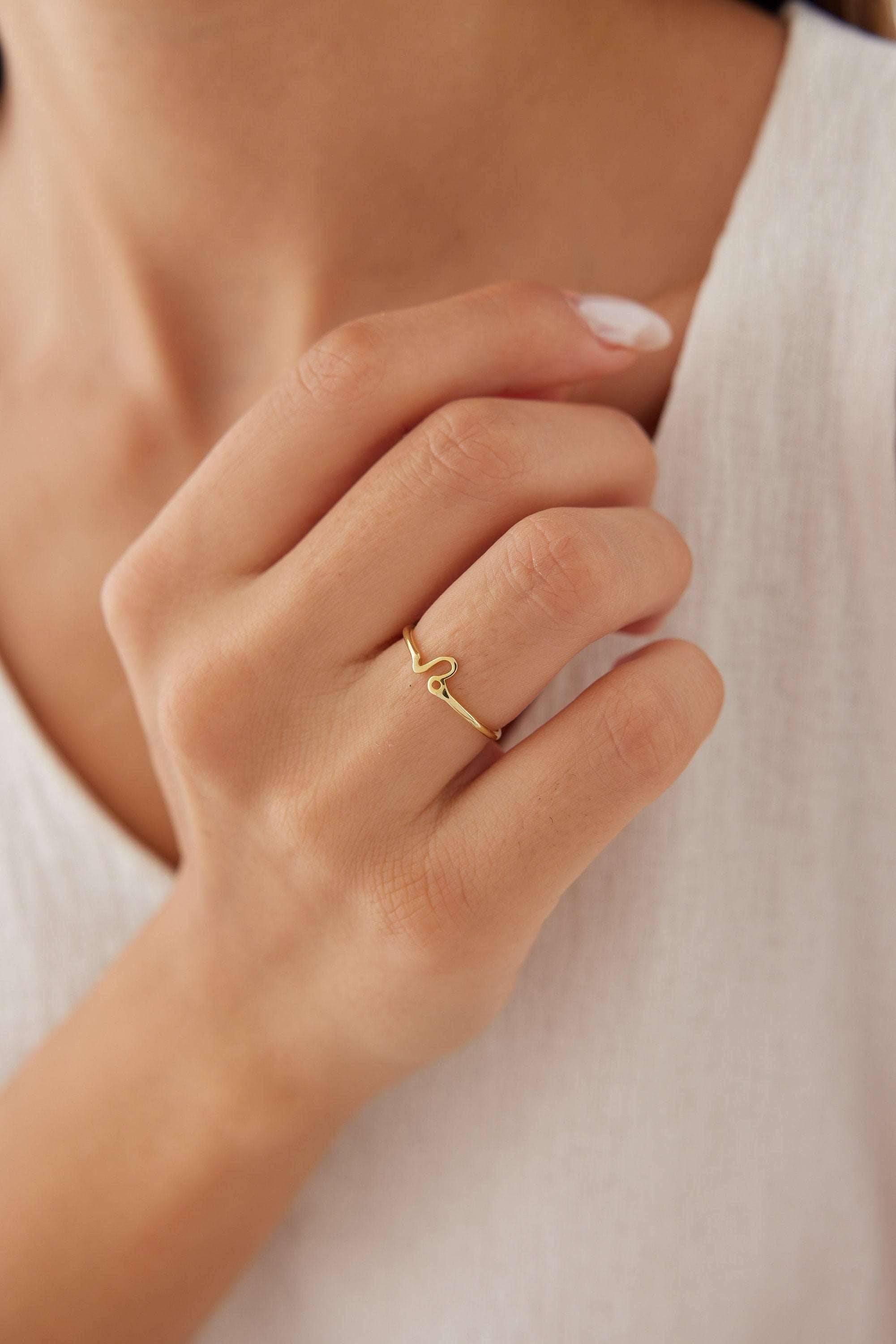 Tiny Zodiac Ring, Dainty Zodiac Ring, Astrology Ring, Zodiac Jewelry, Zodiac Sign, Personalized Ring, Custom Ring Silver